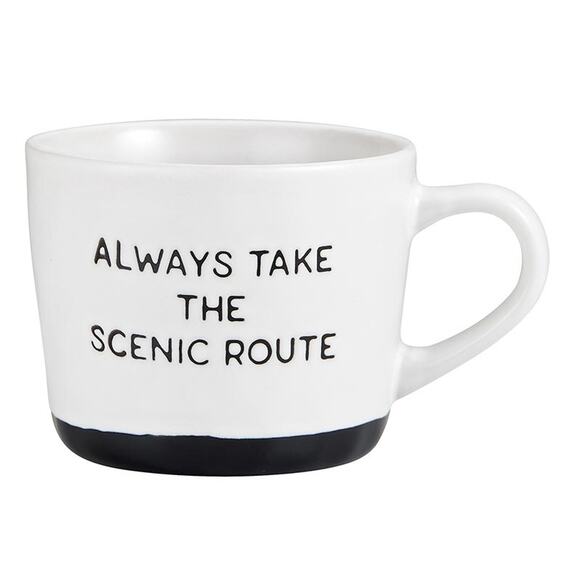 Motivational 16oz Coffee Mug Start Your Day with a fun Inspirational Message - Picture 1 of 3